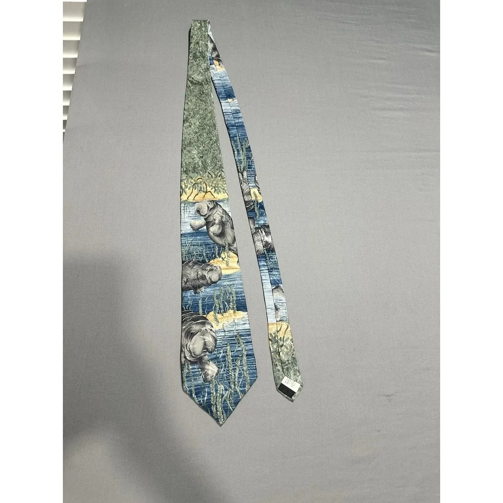 VTG Endangered Species Manatee Neck Tie